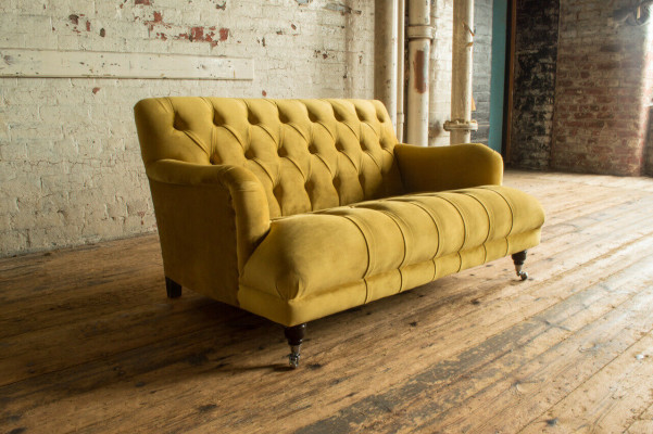 möbel klassische Wohnzimmer Sofa Chesterfield Couch Sitz Polster couchen Sofas