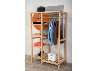 Garderoben Kleiderständer Ständer Hänge Luxus Modern Holz Diele Garderobe