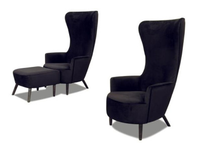 Sessel Lounge Club Cocktail Ohren Multimedia Fernseh Sessel Space Stuhl Sofa
