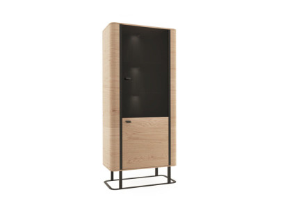 Vitrine Aktenschrank Schrank Vitrinen Büro Hochschrank Wohnzimmer Regal