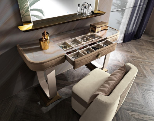 Schminktisch Schlafzimmer Hocker Set Kommode Tisch Konsole Spiegel