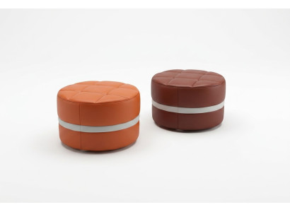 Design Polster Hocker Fußhocker Ottomane Sitz Gepolstert Pufa FT003