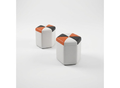 Design Polster Hocker Fußhocker Ottomane Sitz Chaise Gepolstert FT004