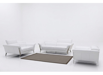 3 Sitzer (ohne 2+1) Sofa Couch Polster XXL Big Sofas Leder Sitz Design