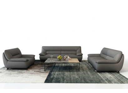 Sofa Couch Polster 3 Sitzer Leder Sofas Couchen Garnituren Sitz Design