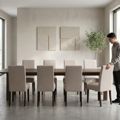 8x Stuhl Set Polster Sitz Stühle Garnitur Wartezimmer Kanzlei Praxis Lounge Club