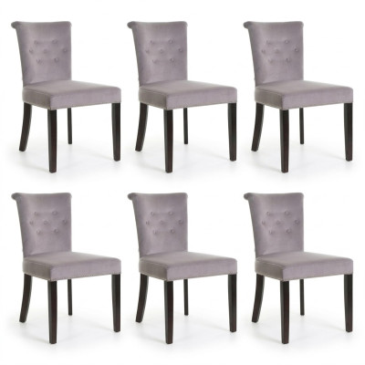 6x Design Polster Sitz Stühle Stuhl Seht Garnitur Sessel Lounge Club Lehnstuhl