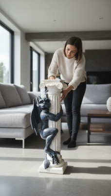 Design Spalten Säule Gragol Gothik Säulen Skulptur Skulpturen Blumen Ständer