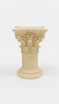 Medusa Säule Römische Säulen Marmor Skulptur Figur Deko Dekoration Ständer 1021