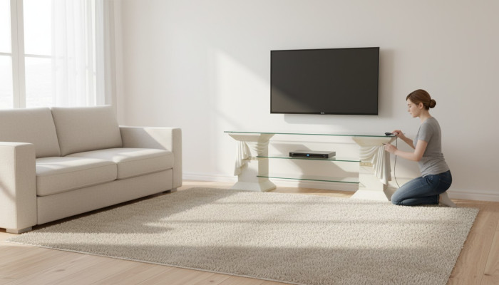 Klassische RTV Sideboard Fernseh Tisch Tische Tv Board Medusa Regal Vitrine 1880