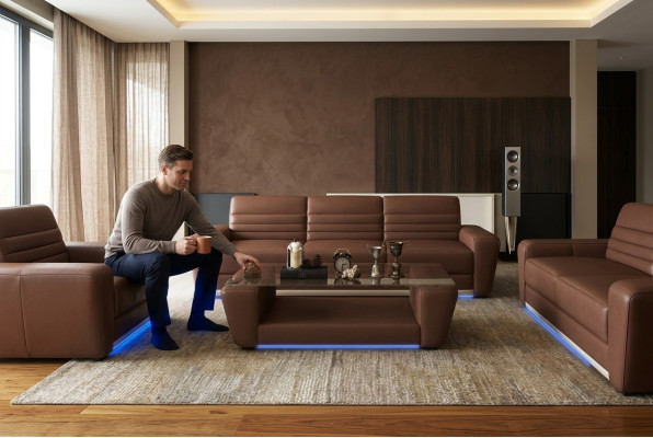 Moderner designer glastisch beistell wohnzimmer tisch couchtisch sofa