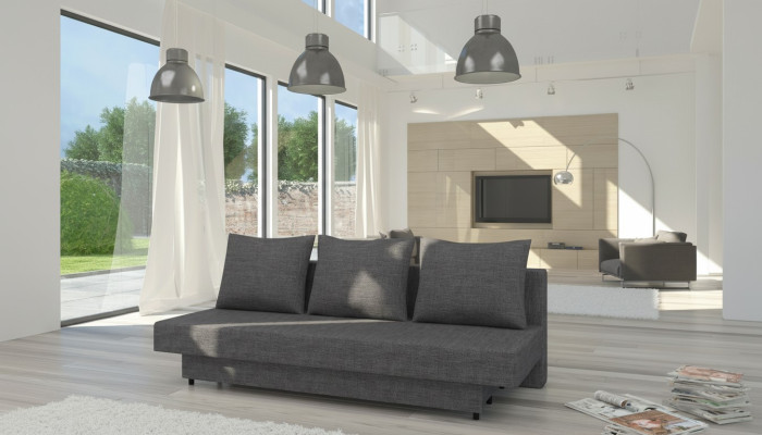 Multifunktion Büro Couch Schlafsofa XXL Textil Big Sofa Couchen 3Sitzer Polster