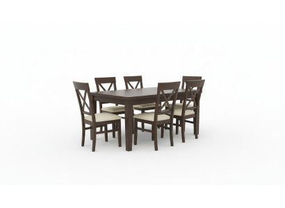Design Esszimmer Garnitur Stuhl Set Essgarnituren Tische Holz Tisch