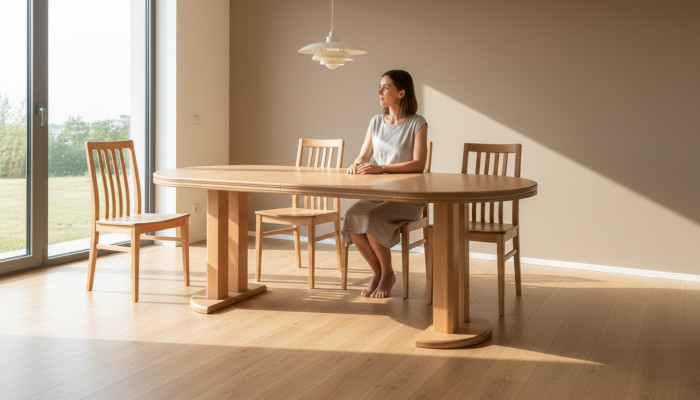 Tisch 240cm Designer Konferenztisch Holztisch Tische Meeting Esszimmer