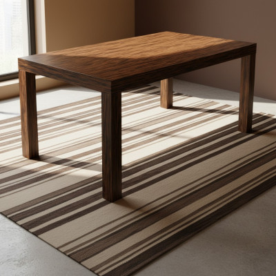 Ausziehbarer Design Dekor Holztisch Tisch Ess Wohnzimmer Holz Tische Massiv