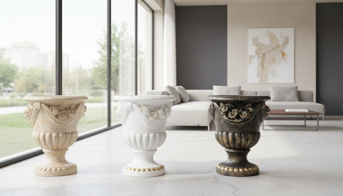 XXL Klassische Wohnzimmer Dekoration Antik Stil Vase Deko Vasen Statue 0915 Neu