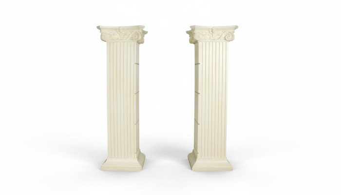 Regal Glas Vitrine Römische Säulen Regale Vitrinen XXL 210cm Säule Ägypten Neu