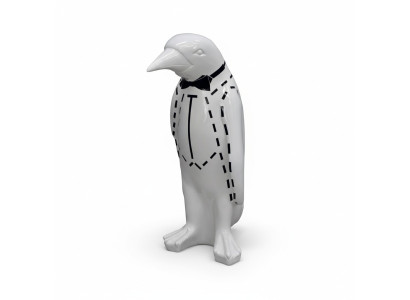 XXL Design 67cm Pinguin Luxus Figur Skulptur Handarbeit Tier Skulpturen Figuren
