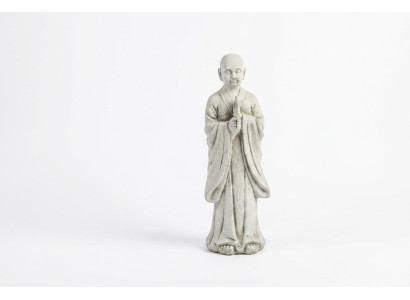 Buddha Skulptur in Steinoptik. Große Dekorative Skulptur für Garten Figur