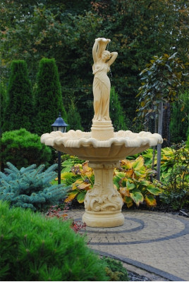 Zierbrunnen Springbrunnen Brunnen Garten Dekoration Fontaine Teich ELENA NOEMI