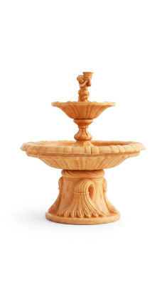 Springbrunnen Garten Teich Brunnen 190 cm  Steinbrunnen Gartenbrunnen Fontaine Neu