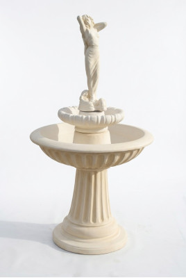 Zierbrunnen Springbrunnen Skulptur Brunnen Garten Fontaine Teich Neu Deko 172cm