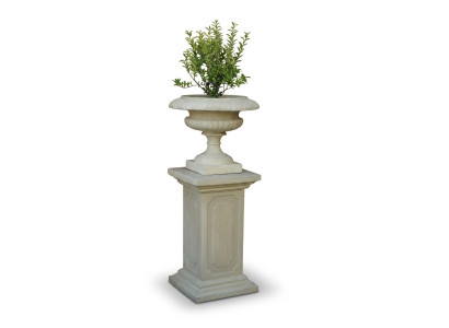 Blumenkorb Blumen Vase Gefäss Garten Kasten Terrasse Dekoration Statue Figuren