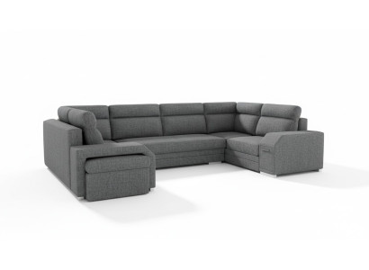 XXL Wohnlandschaft Ecksofa Sofa Couch Polster Garnitur Designer U-Form Ecke Neu