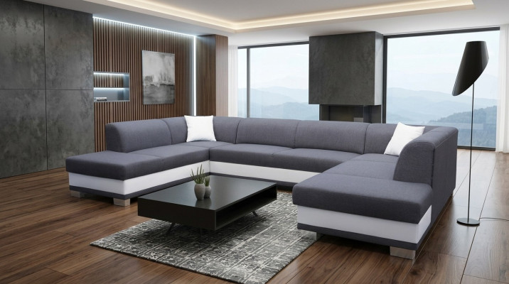 XXL Wohnlandschaft Ecksofa Couch Polster Garnitur Ecke Designer U-Form Neu Sofa