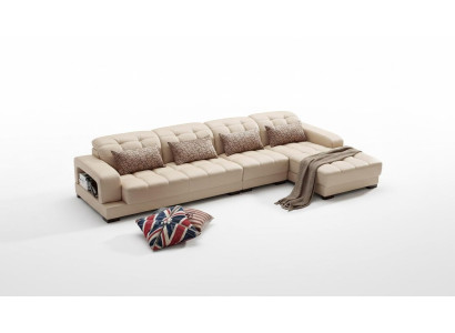 Polster Leder Couch Eck Sofa Landschaft Sofas Neu Eck Garnitur Sitz Wohn