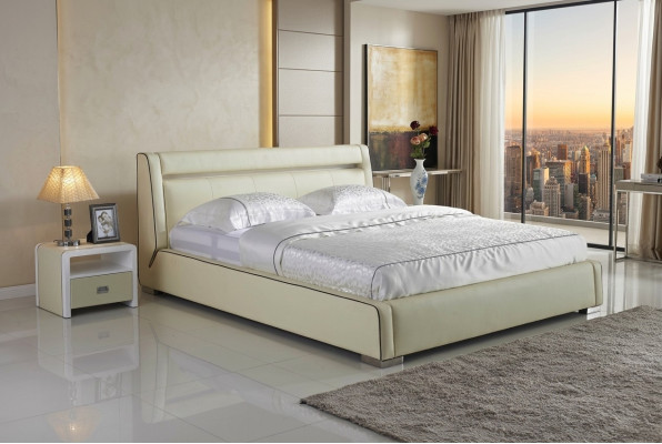 Design Betten Doppel Luxus Ehe Modernes Hotel Gestell Schlaf Zimmer