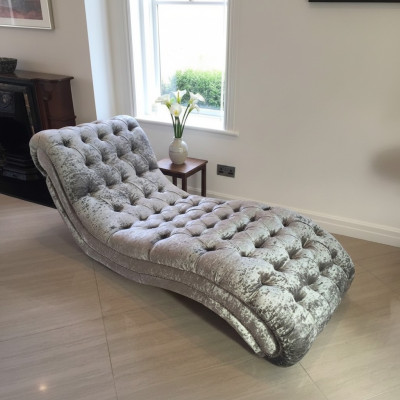 Chesterfield Chaiselongues Sofa Liege Chaise Club Relax Deko Liegen Leder