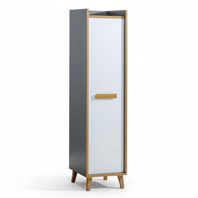 Hochschrank 1 türiger Mehrzweck Schrank Schubladen Wohnzimmer Regal Vitrine Neu