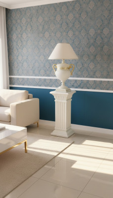 Tischlampe Vase Griffen XXL 90cm Standleuchte Lampe Tischlampen LeuchtenVasen