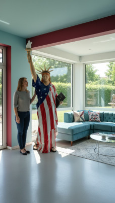Freiheits Statue XXL 240cm Freiheitsstatue Figur USA Liberty Skulpturen Neu 6807