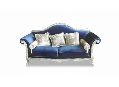 Zweisitzer Thron Sofa Königlicher Polster Samt 2 Sitzer Antik Stil Chesterfield Zweisitzer Thron Sofa Königlicher Polster Samt 2 Sitzer Antik Stil Chesterfield