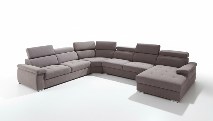 XXL Big Wohnlandschaft Wohnzimmer Textil Sofa Polster Couchen Sofas Couch Neu