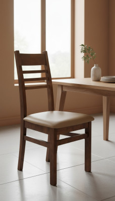 Sessel Stuhl Design Holz Polster Moderne Stühle Gastro Esszimmer 100% Leder