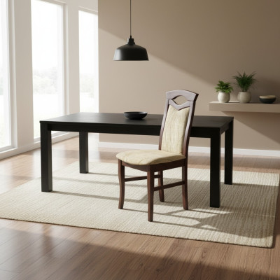 Set 8x Sessel Textil Stuhl Designer Holz Polster Stühle Gastro Esszimmer