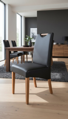 Design Stuhl Gruppe 6x Stühle Set Sessel 100% Leder Neu Esszimmer