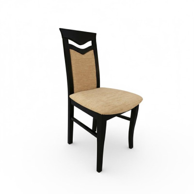Design Set 6x Sessel Stuhl Holz Textil Polster Stühle Gastro Esszimmer Stoff