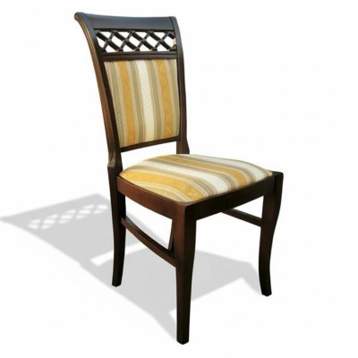 Set 8x Sessel Stuhl Designer Holz Stoff Polster Stühle Gastro Esszimmer Textil