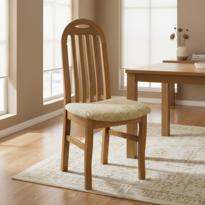 Set 8x Sessel Stuhl Designer Holz Textil Polster Stühle Gastro Esszimmer Stoff