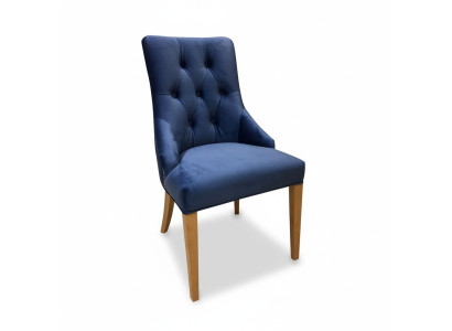 Sessel Holz Lehn Chesterfield Stuhl Leder Polster Gruppe Gastro 8x Set