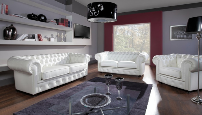 Sofa 2 Sitzer Chesterfield Design Relax Sofas Polster Moderne Couchen