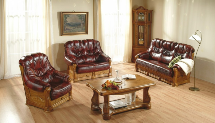 Zweisitzer Couch Klassische Ledersofa Sofas Polster Sofa 2 Sitzer Leder