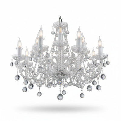 Klassischer Decken Kronleuchter Leuchte Lampe Beleuchtung Kristall Neu Bohemia