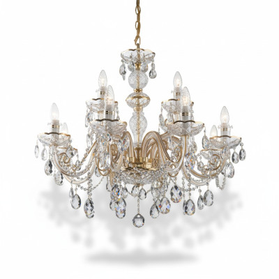 Klassischer Decken Kronleuchter Leuchte Lampe Bohemia Beleuchtung Kristall Neu