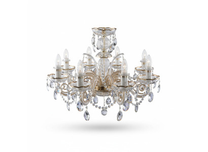 Klassischer Kronleuchter Leuchte Lampe Decken Beleuchtung Kristall Neu Bohemia
