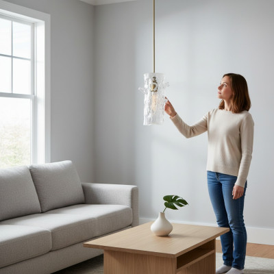 Kristall Leuchte Kronleuchter Luster Lampe Deckenleuchte Bohemia Hängeleuchte